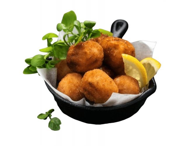 Croqueta casera de bacalao