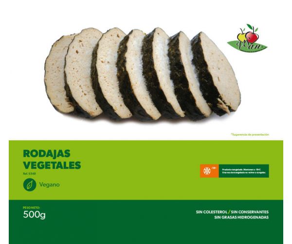 Rodajas veganas estilo pescado