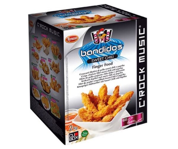 Cubo de bandidos de pollo