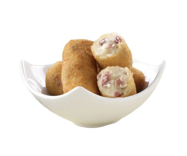 Croqueta casera de jamón serrano